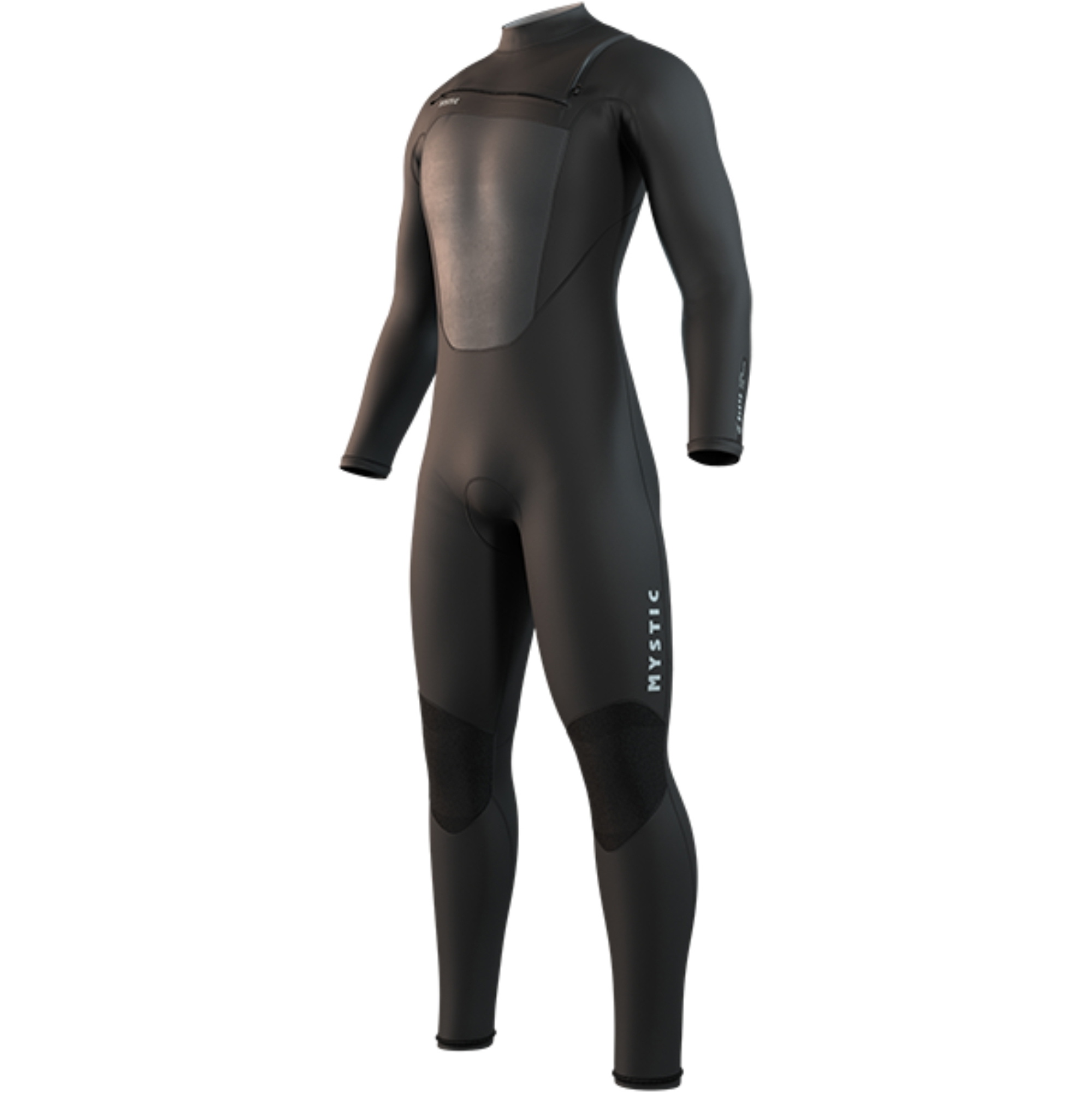 2026 Mystic Männer Brand 3/2mm Brustreißverschluss Neoprenanzug 35000.250030 - Black